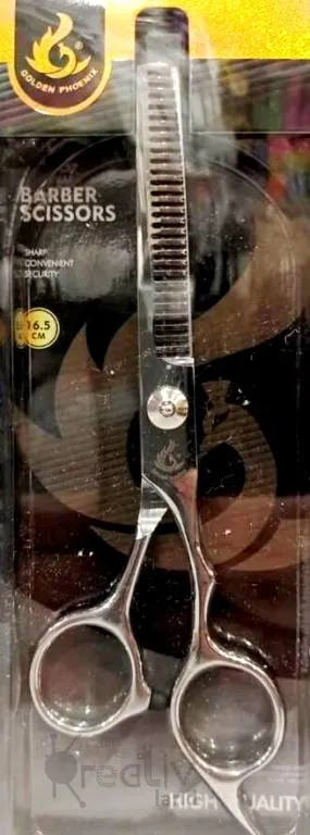 Ножницы парикмахерские филировочные, металл, дл. 16.5 см, арт. S-638B