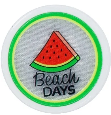 Аппликация пришивная светоотражающая BEACH DAYS, уп. 10 шт, 40 мм