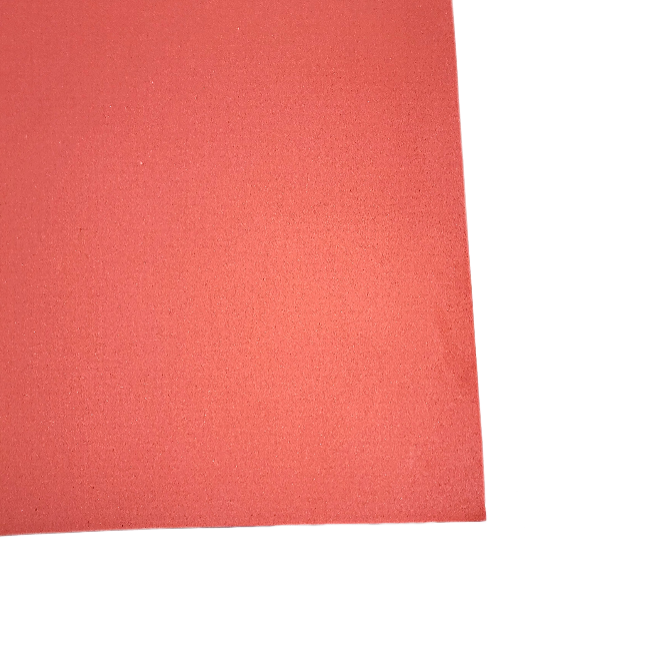 Фоамиран в листах матовый/ 60х70см/ толщ.1мм/ цв.коралловый Y04/ уп.10листов/ фас.1уп.
