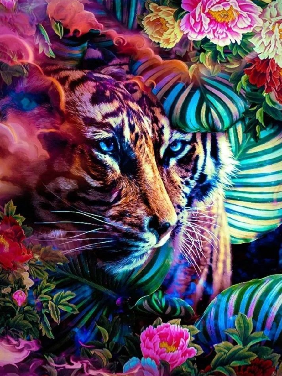 Алмазная живопись/ подрамник/ полная выкладка/ 20х30 см/ арт.AK2030082 АБСТРАКЦИЯ