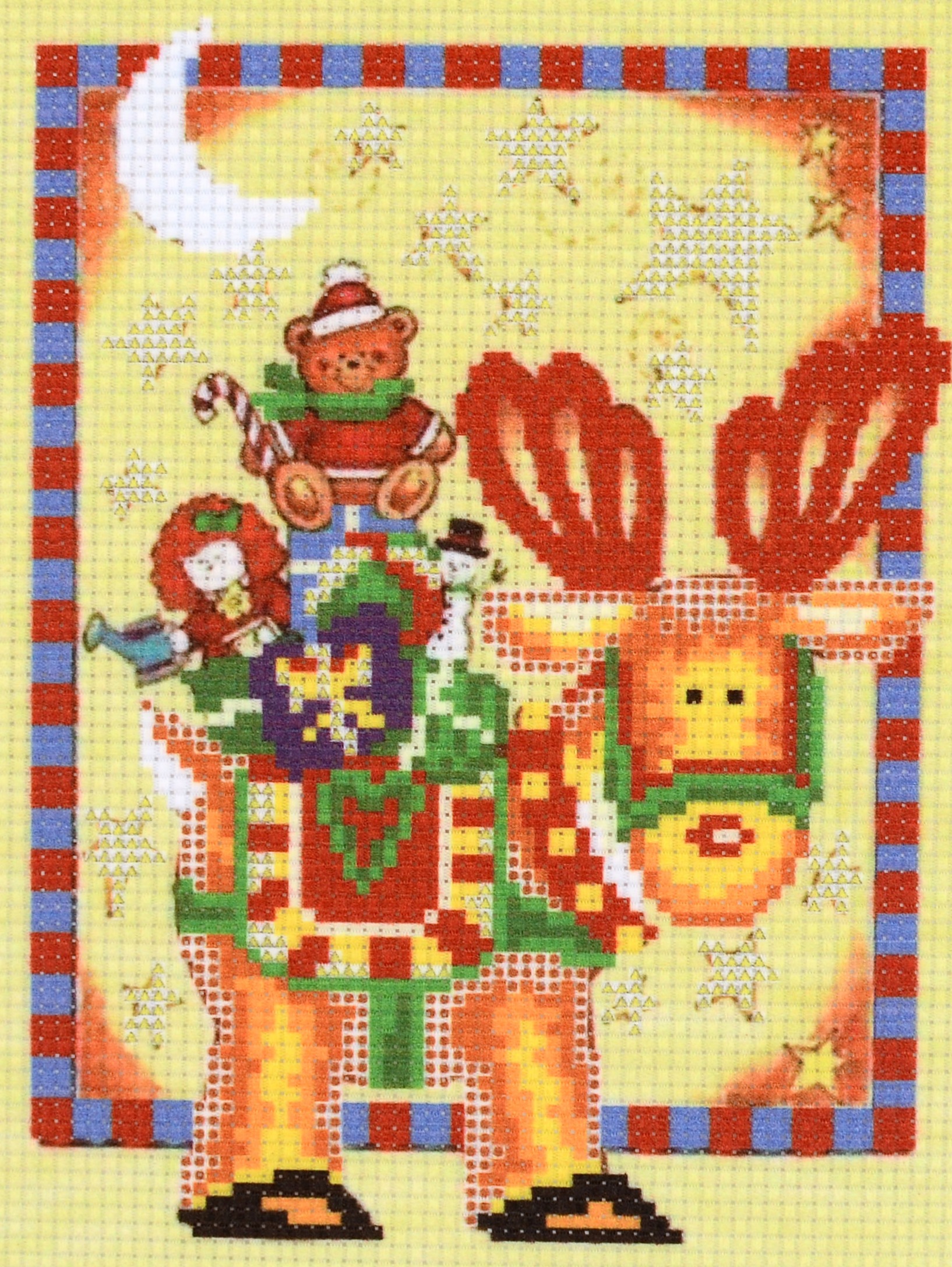 Набор для полного или частичного вышивания крестом 10х14/ арт.LG085 БУКЕТ