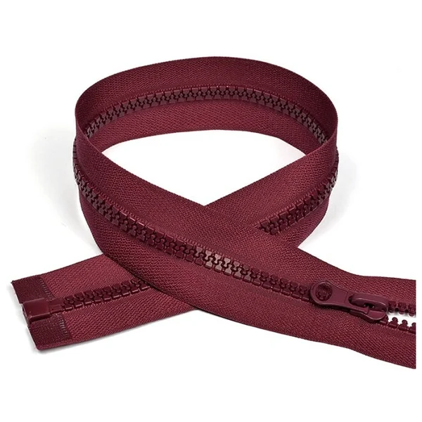 Молния Трактор №5/ 45см/ цв.бордовый/ разъёмная однозамковая/ фас.10шт