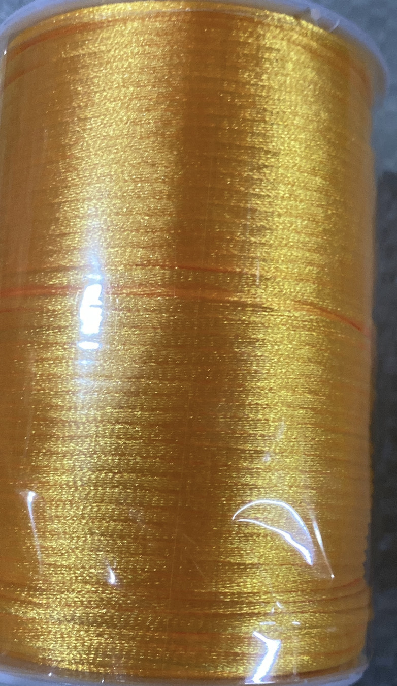 Шнур атласный 2мм/ цв.темно-желтый 029/ 91м/ фас.1рул