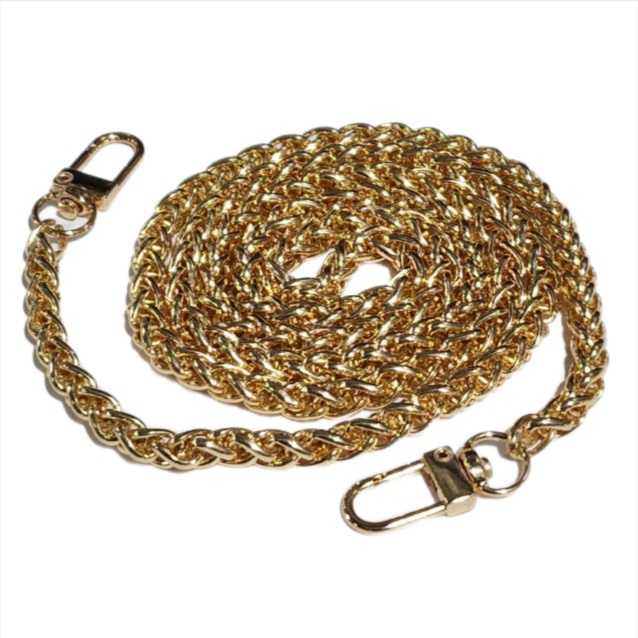 Цепочки с карабинами/ цв.золото/ 7мм/ длина цепи 100см/ фас.1шт.
