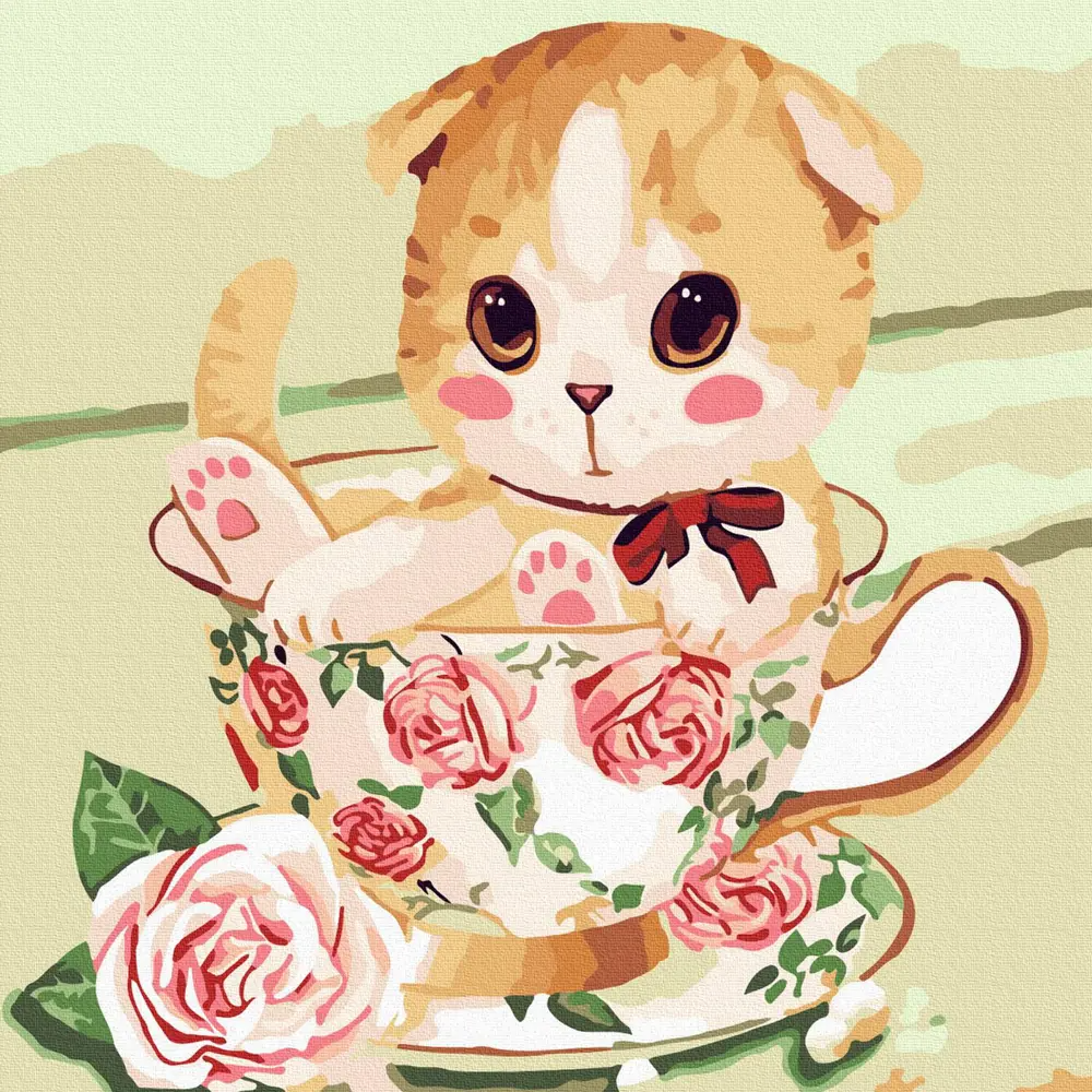 Алмазная мозаика/ подрамник/ полная выкладка/ круглые стразы/ 30х30см/ арт.GLC51515 СОБАЧКИ